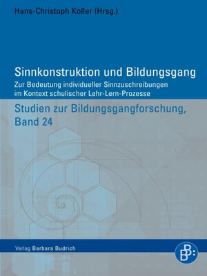 cover image of Sinnkonstruktion und Bildungsgang